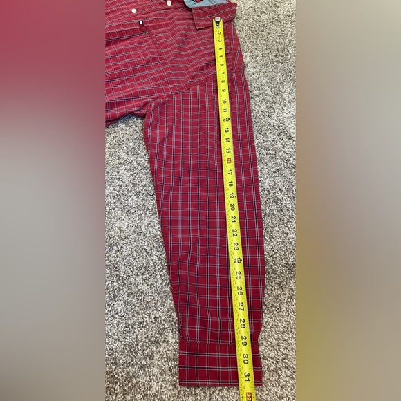 Tommy Hilfiger | Men’s XL Red Plaid Cotton Button-Down Shirt - Picture 4 of 7